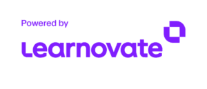 Learnovate logo prefixed by 'powered by'